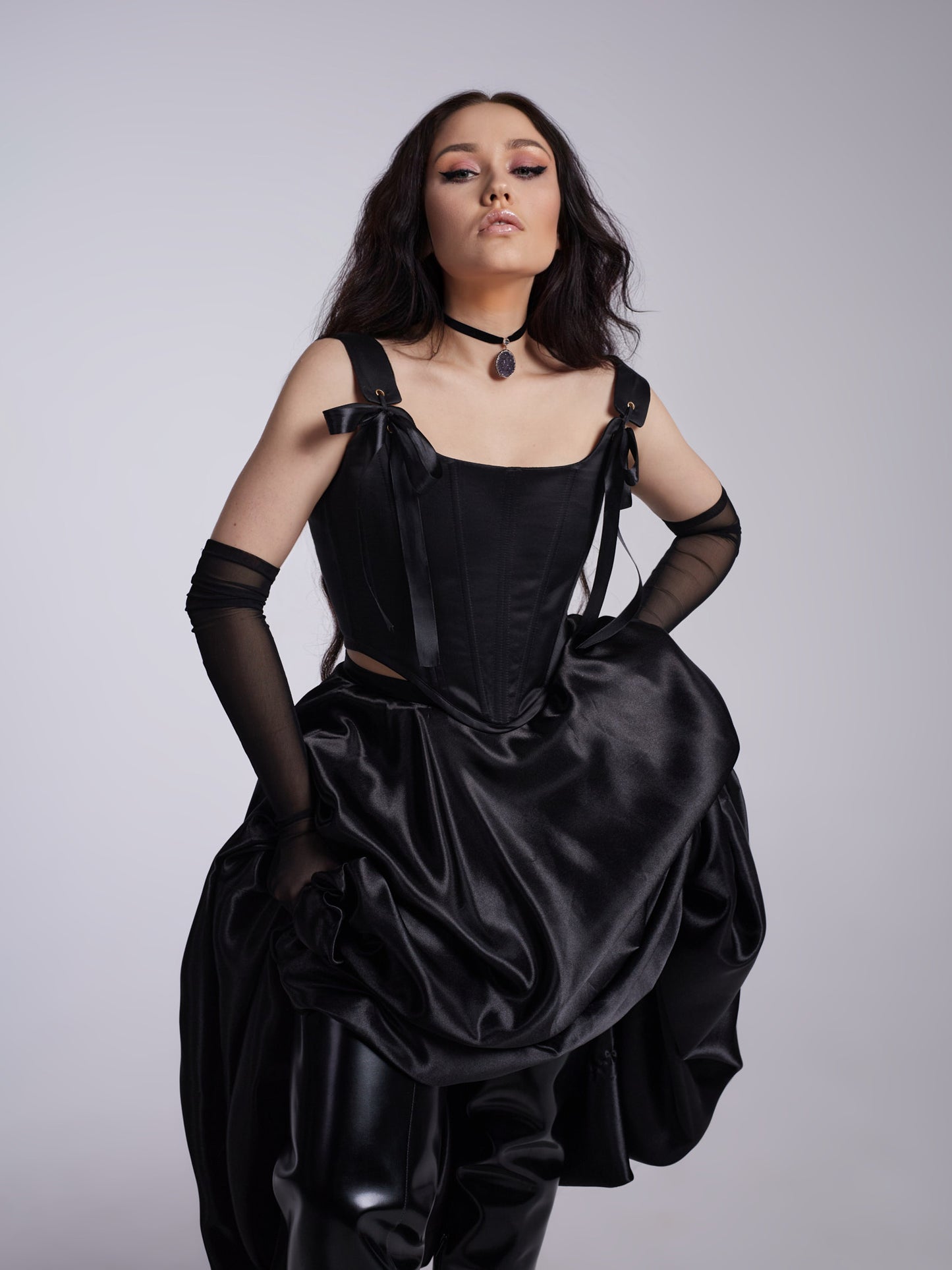 Set: Versailles Corset & Onyx Skirt